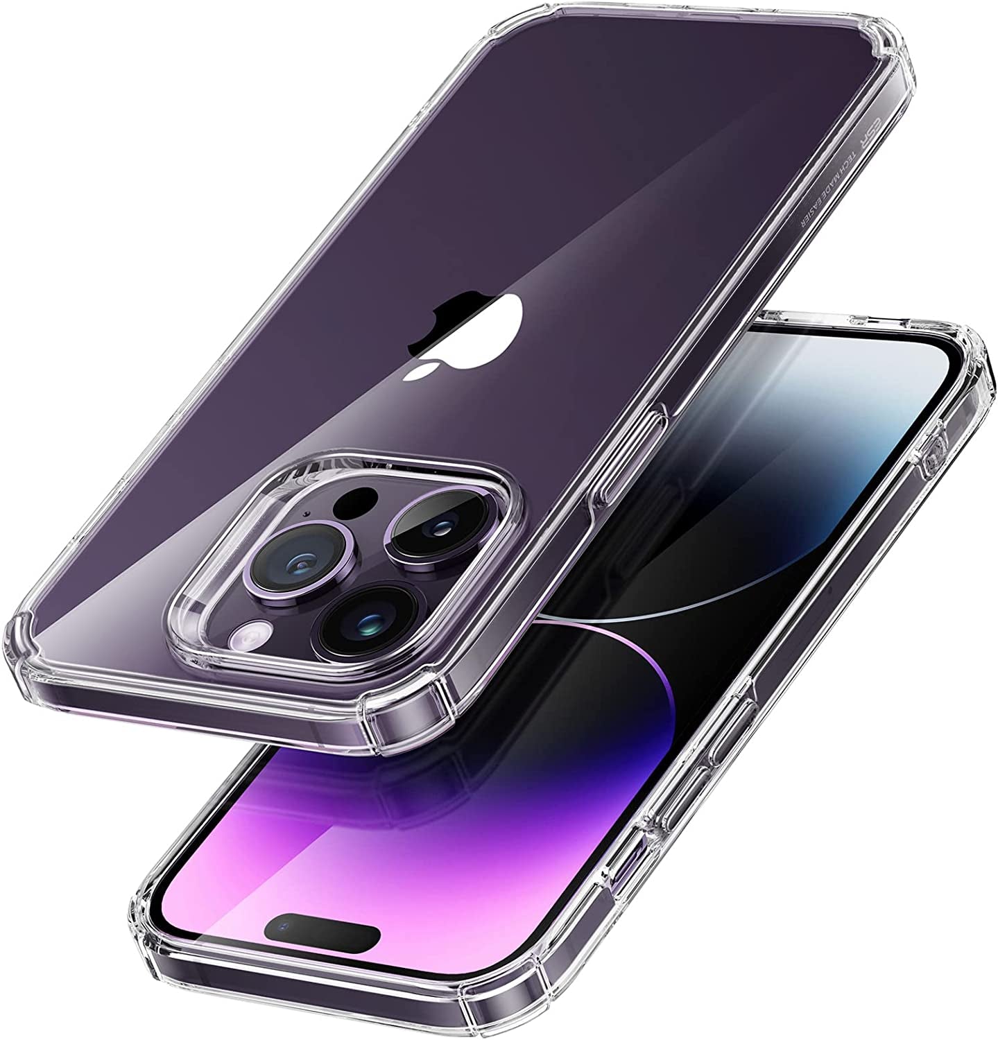 ESR for Iphone 17 Pro Case with Stash Stand, 7X Military-Grade Drop Protection with Camera Control, Shock-Absorbing Phone Rugged Cover, Compatible with Magsafe Accessories, Cyber Series, Black