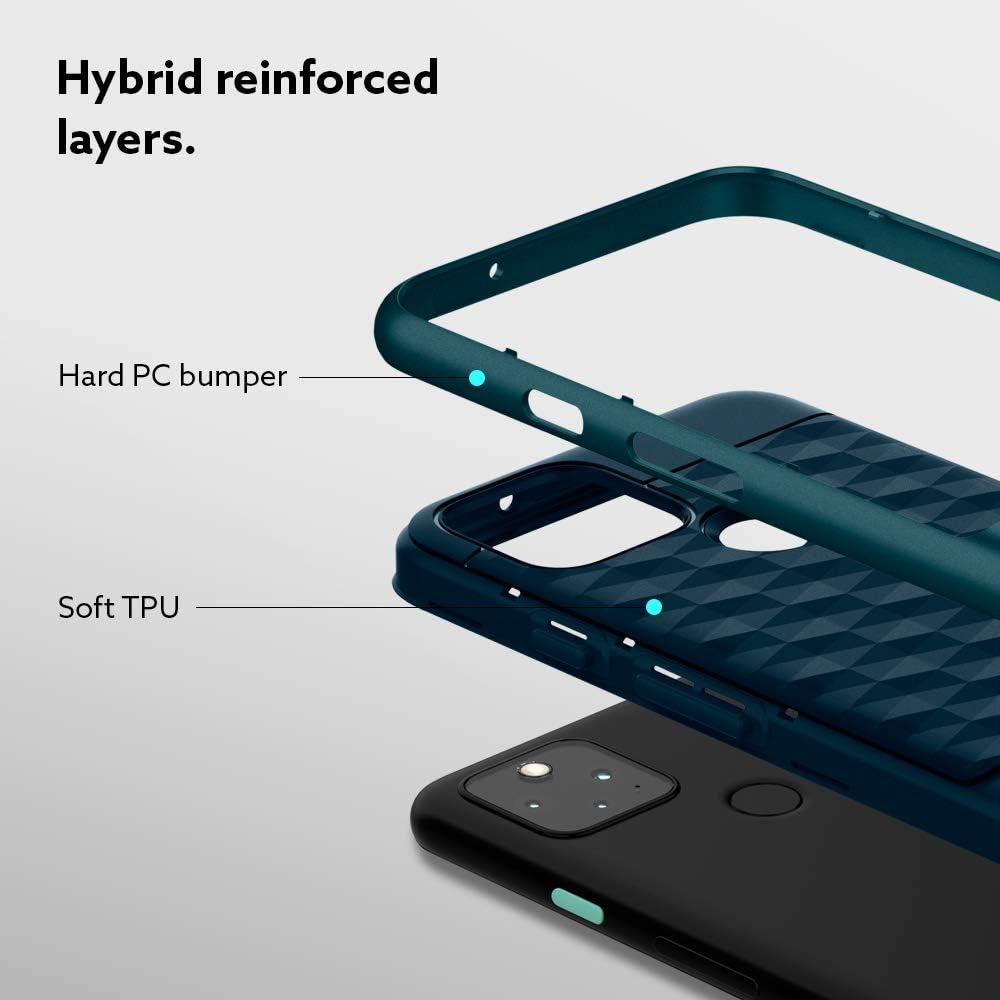 Caseology Parallax for Google Pixel 5 Case (2020) - Aqua Green  Caseology   