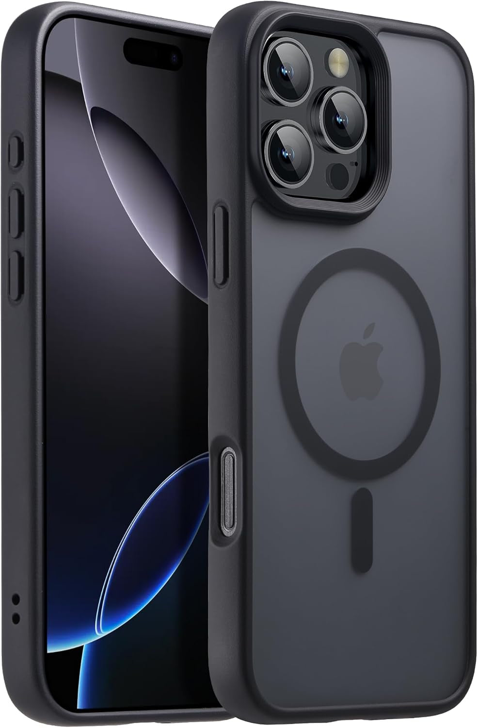 For Iphone 17 Pro Max Case with Camera Lens Protector[10Ft Military-Grade Protection] Compatible with Fit Magsafe Shockproof Slim Thin Cover Case for Iphone 17 Pro Max 6.9 Inch, Orange Bumper