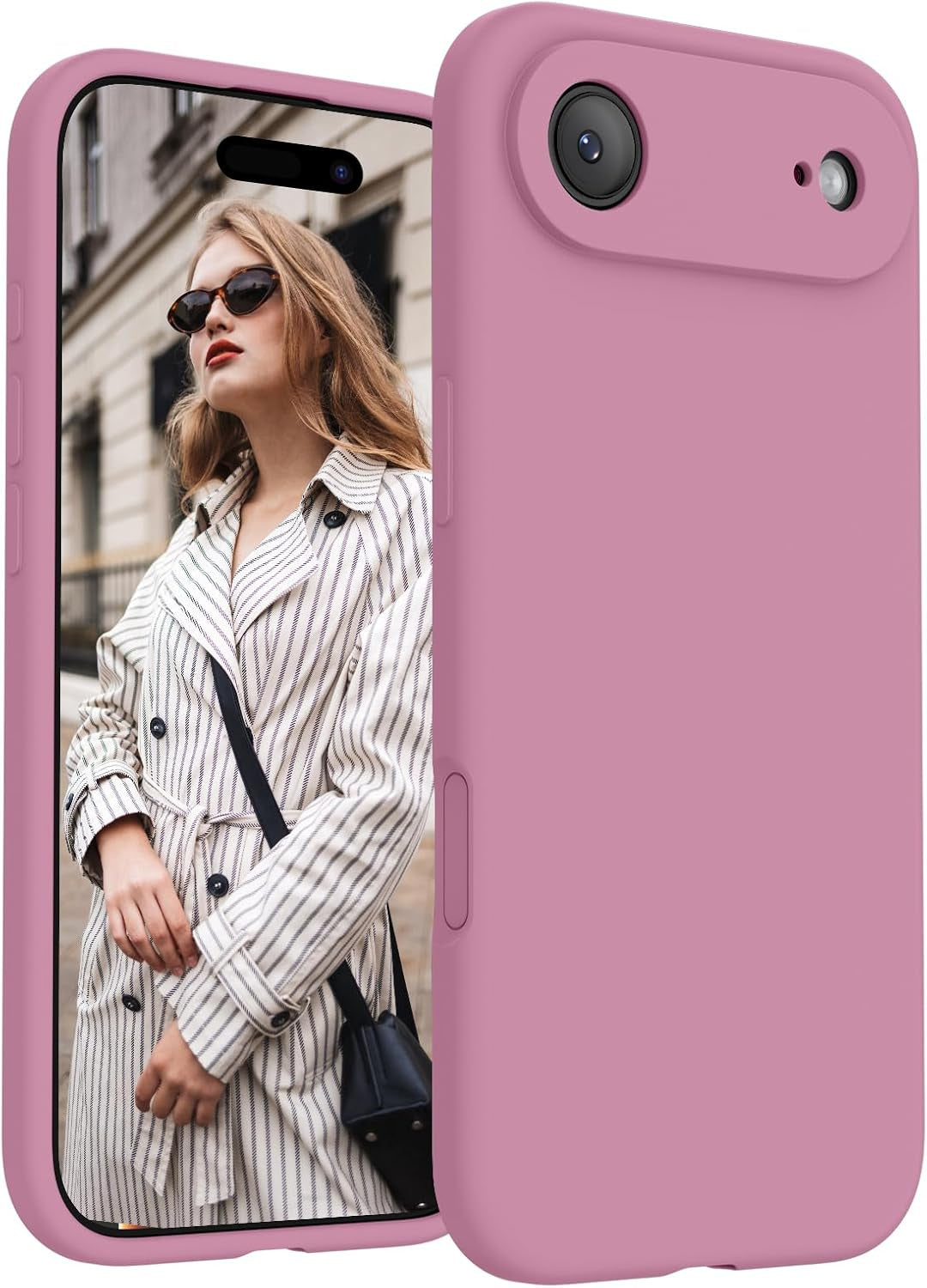 Firenova Magnetic for Iphone 17 Pro Case, Compatible with Magsafe, [Integrated Silicone Camera Control Button] [Camera Protection] Anti-Scratch Microfiber Lining Phone Case, 6.3", Black