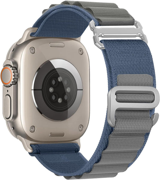 Alpine Loop Sport Band - Compatible with Apple Watch Ultra 2 / Ultra Band 49Mm 45Mm 44Mm 42Mm Men Women, Breathable Nylon Strap Adjustable with G-Hook Strap for Iwatch Ultra Series SE 9/8/7/6/5/4