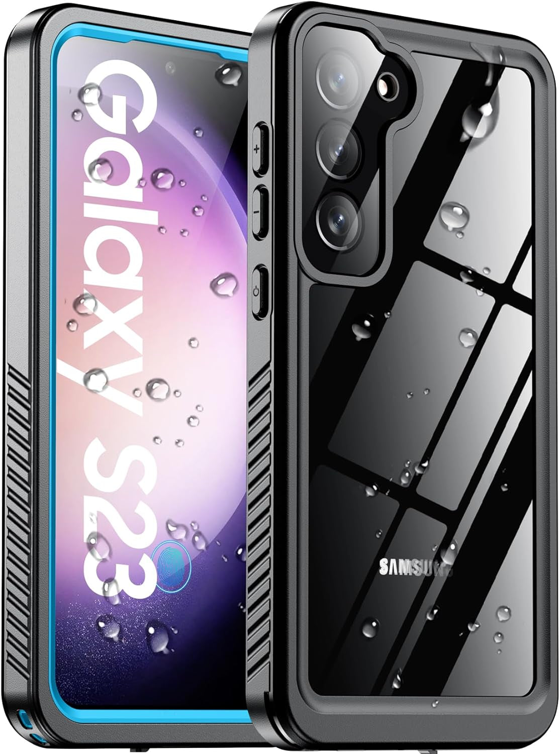 2024 New for Samsung Galaxy S23 Ultra Case Waterproof, [Military Grade Shockproof][Built-In Screen Protector & Glass Camera Protector][Ip68 Underwater][Dustproof][Dropproof] Full Body Phone Case 6.8"