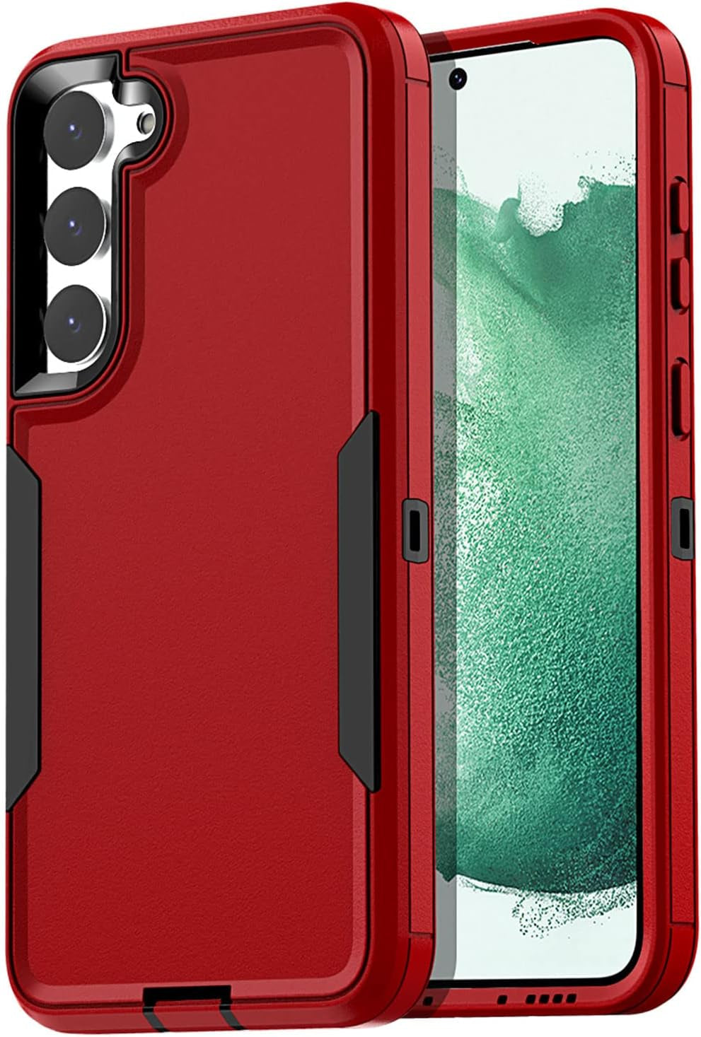 Aicase Case for Samsung Galaxy S22 Plus,Support Magnetic Car Mount Heavy Duty 2-Layer Pocket-Friendly Durable Military Grade Protection Shockproof/Drop Proof Protective Cover for S22 Plus_3