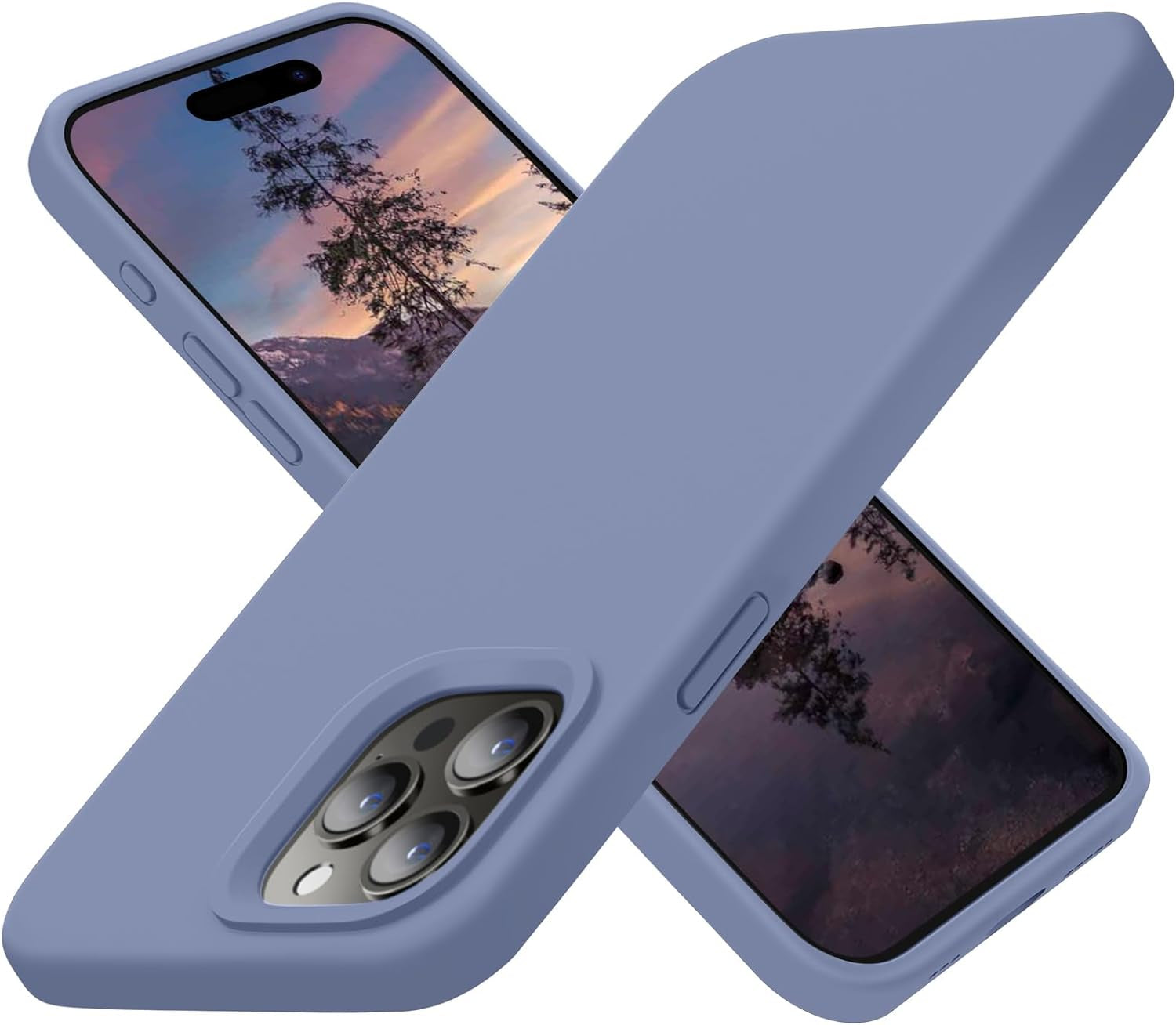 Cordking Designed for Iphone 15 Pro Case, Silicone Ultra Slim Shockproof Protective Phone Case with [Soft Anti-Scratch Microfiber Lining], 6.1 Inch, Alpine Green  Cordking   