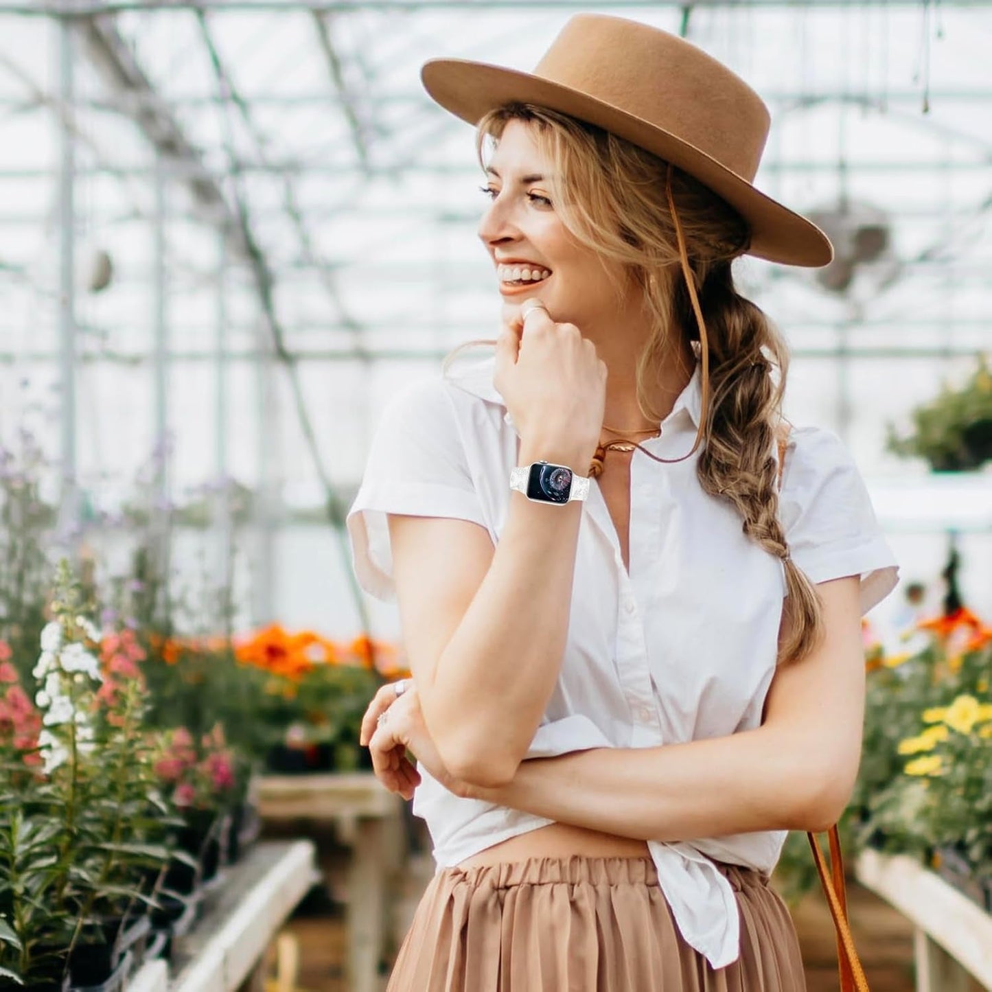 Floral Engraved Sport Bands Compatible with Apple Watch Band 40Mm 41Mm 38Mm 42Mm 44Mm 45Mm 49Mm, Soft Silicone Embossed Cute Wildflowers Sport Laser Strap for Iwatch Series 9 8 7 6 5 4 3 2 1 SE Ultra 2 Ultra Women Men