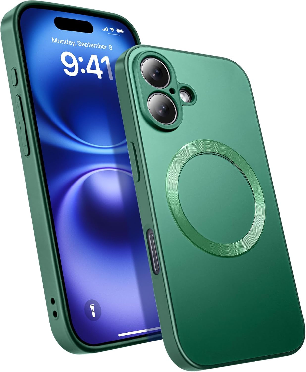 For Iphone 17 Pro Max Case with Camera Lens Protector[10Ft Military-Grade Protection] Compatible with Fit Magsafe Shockproof Slim Thin Cover Case for Iphone 17 Pro Max 6.9 Inch, Orange Bumper