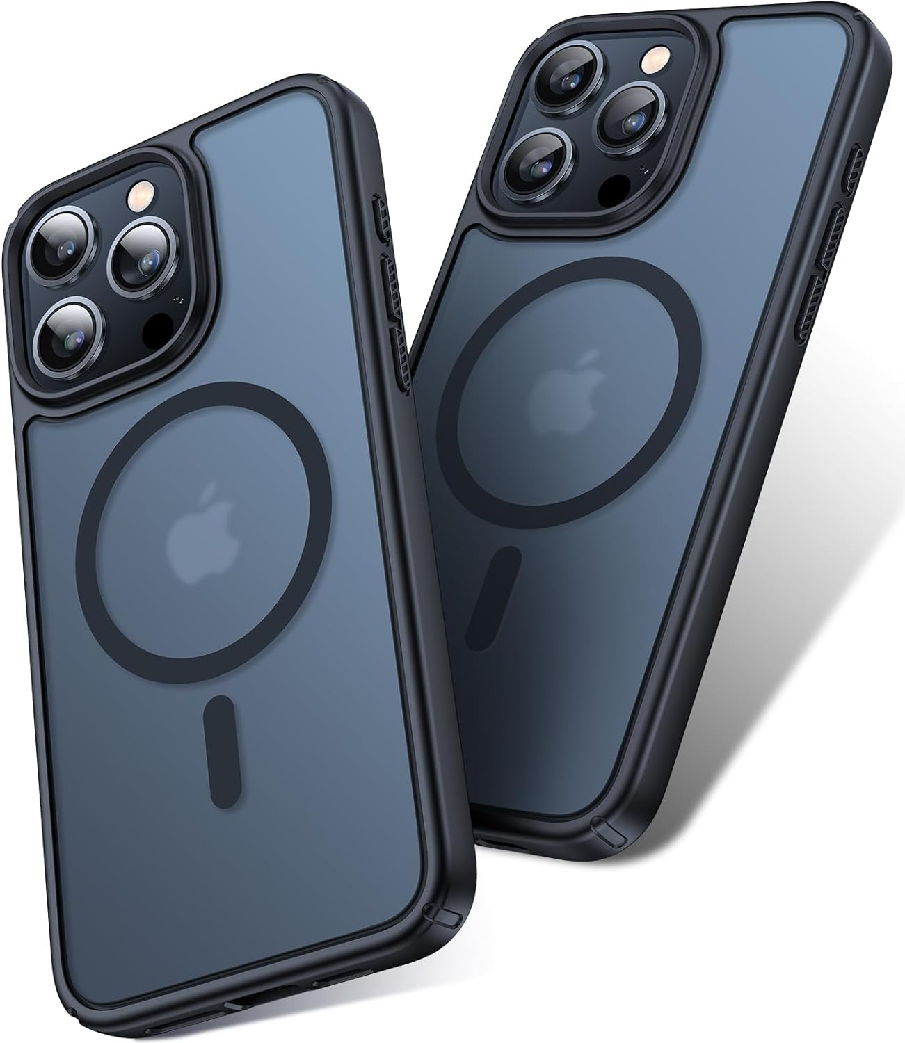 Humixx Magnetic for Iphone 15 Pro Case Clear [Compatible with Magsafe] [No.1 Strong N52 Magnets] [Mil-Grade Shockproof] Dustproof & Non-Yellowing Soft Slim Case for Iphone 15 Pro,Blue  Humixx A - Black Titanium Iphone 15 Pro 