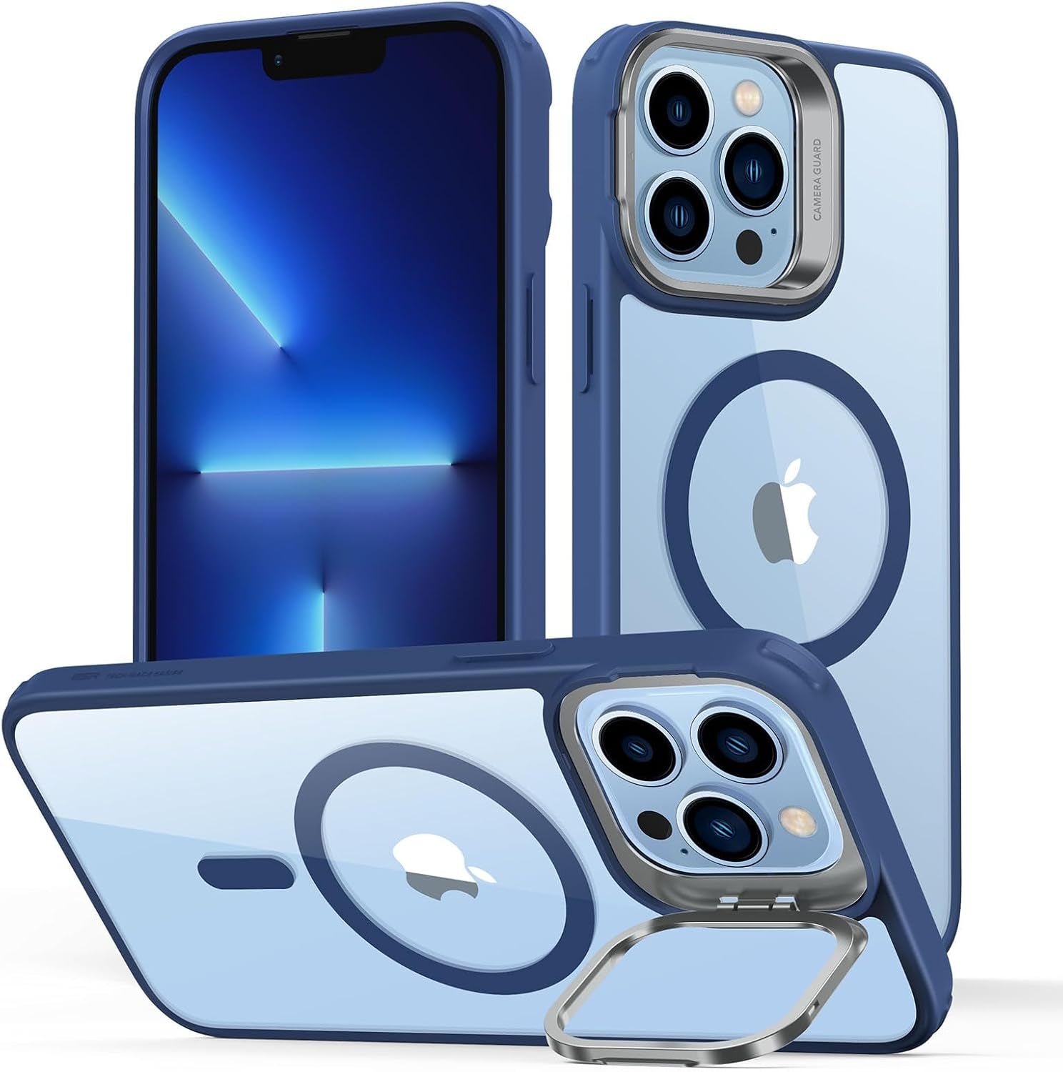 ESR for Iphone 17 Pro Max Case with Stash Stand, Camera Control Cover Compatible with Magsafe, Military-Grade Drop Protection Phone Case for Iphone 17 Pro Max, Scratch-Resistant Back Cover, Clear