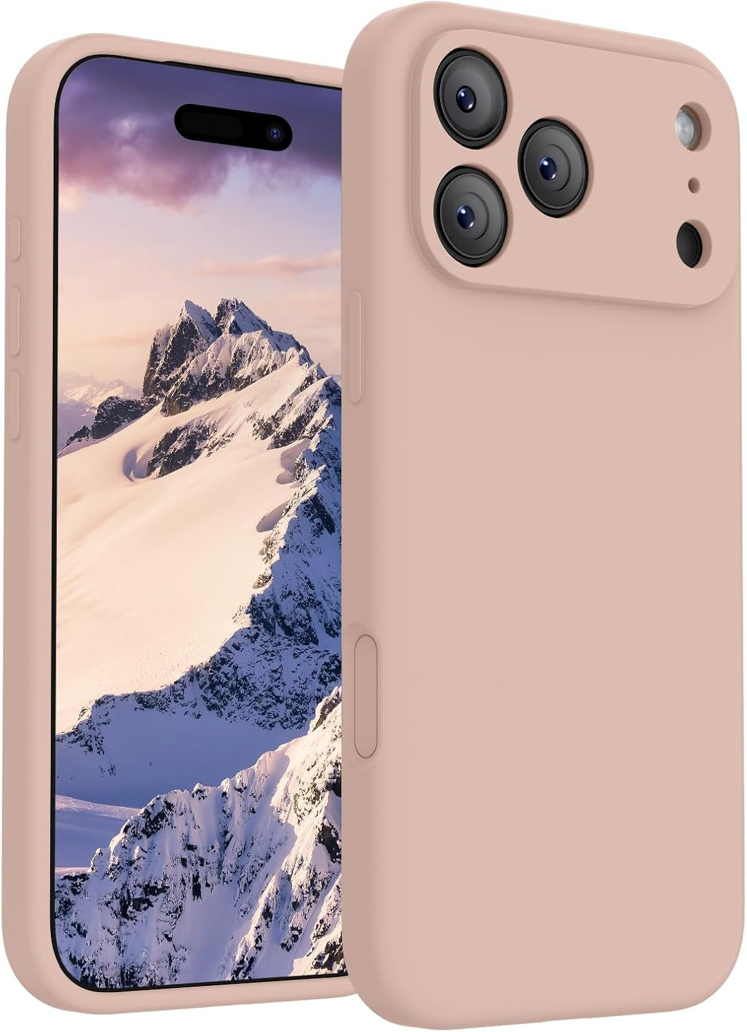 Firenova Magnetic for Iphone 17 Pro Case, Compatible with Magsafe, [Integrated Silicone Camera Control Button] [Camera Protection] Anti-Scratch Microfiber Lining Phone Case, 6.3", Black