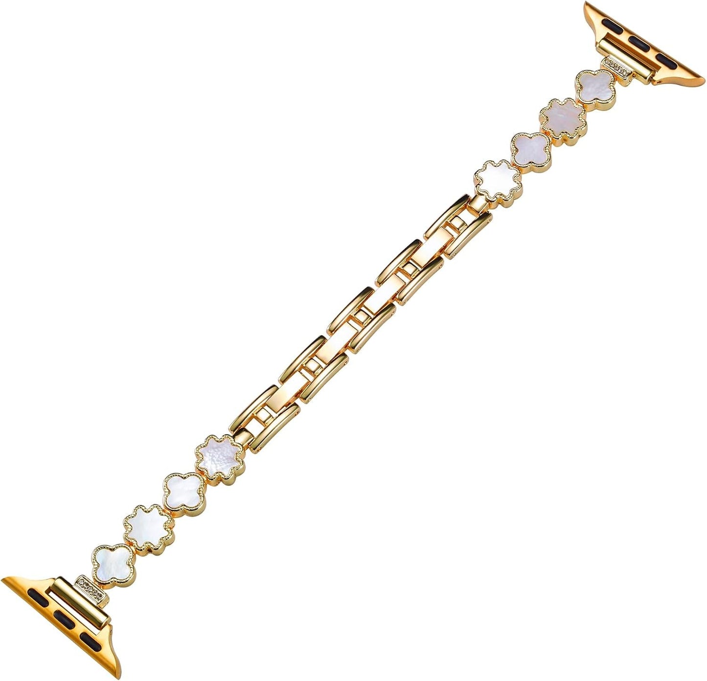 Bling Crystal Metal Band Compatible with Apple Watch Bands 38Mm 40Mm 41Mm 42Mm 44Mm 45Mm 49Mm, Women Jewelry Strap Dressy Shell Bracelet for Iwatch Series 9 8 7 6 5 4 3 2 1 SE Ultra