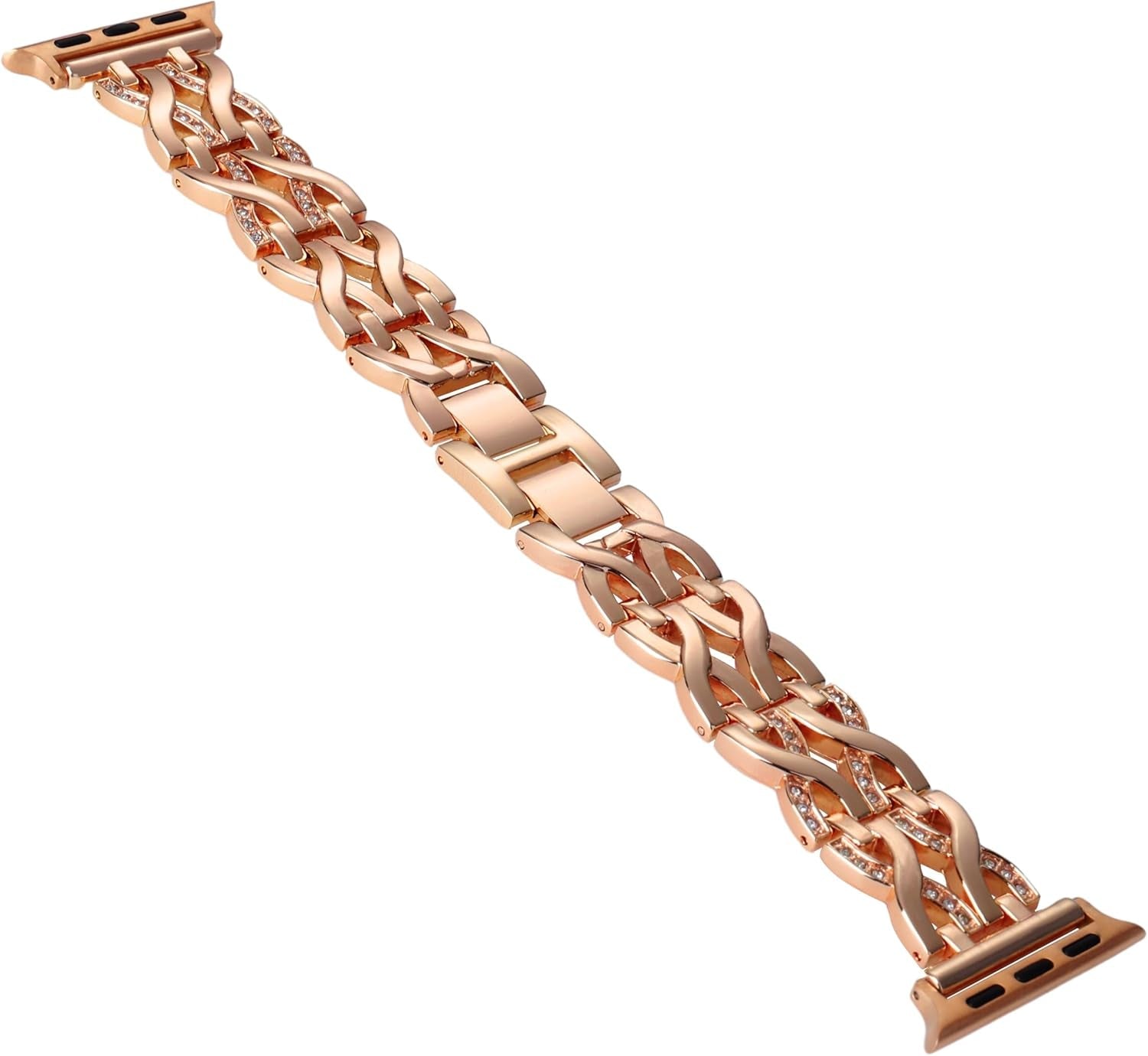 Bling Crystal Metal Bands Compatible with Apple Watch Band 38Mm 40Mm 41Mm 42Mm 44Mm 45Mm 49Mm, Dressy X-Link Strap Jewelry Bracelet for Iwatch Series 9 8 7 6 5 4 3 2 1 SE Ultra