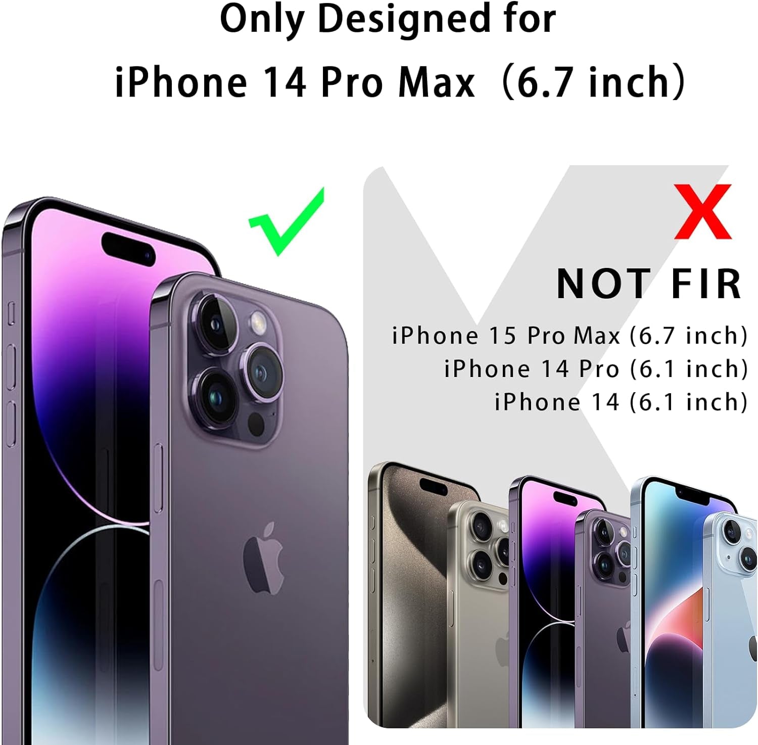 LONTECT for Iphone 14 Pro Max Case Shockproof Slim Full Body Protective Cute Curly Wave Border Camera Protection Cover+Flower Beads Chain Girls Women Case for Apple Iphone 14 Pro Max,Pink Butterfly  Lontect   