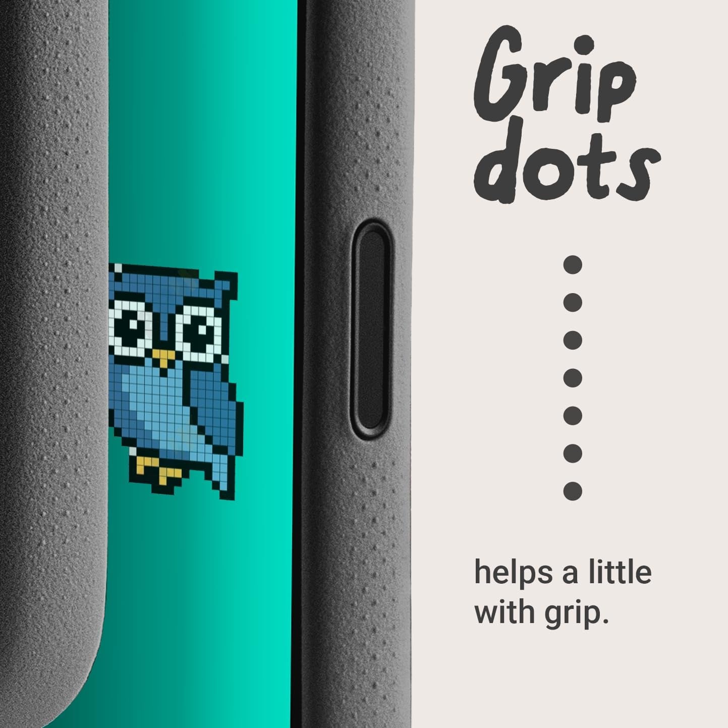 Tineeowl for Iphone 17 Pro Max Magnetic Case, Camera Control Button, Compatible with Magsafe, TPU, Minimalist, Slim/Thin, Grippy - Dune Series (Almost Black, Iphone 17 Pro Max)