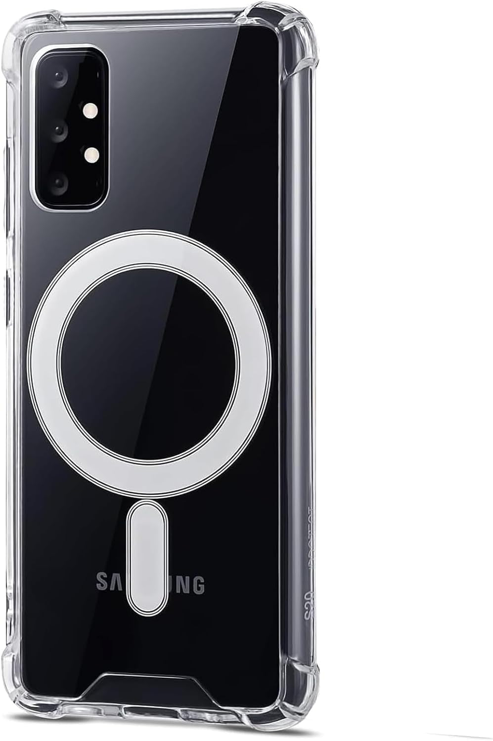 Galaxy A53 5G Case Magnetic [Support Magsafe Charger] Wireless Anti-Scratch Shockproof Matte Clear Full Camera Protection Slim Thin Phone Cover Case for Samsung Galaxy A53 5G 6.5"-Black