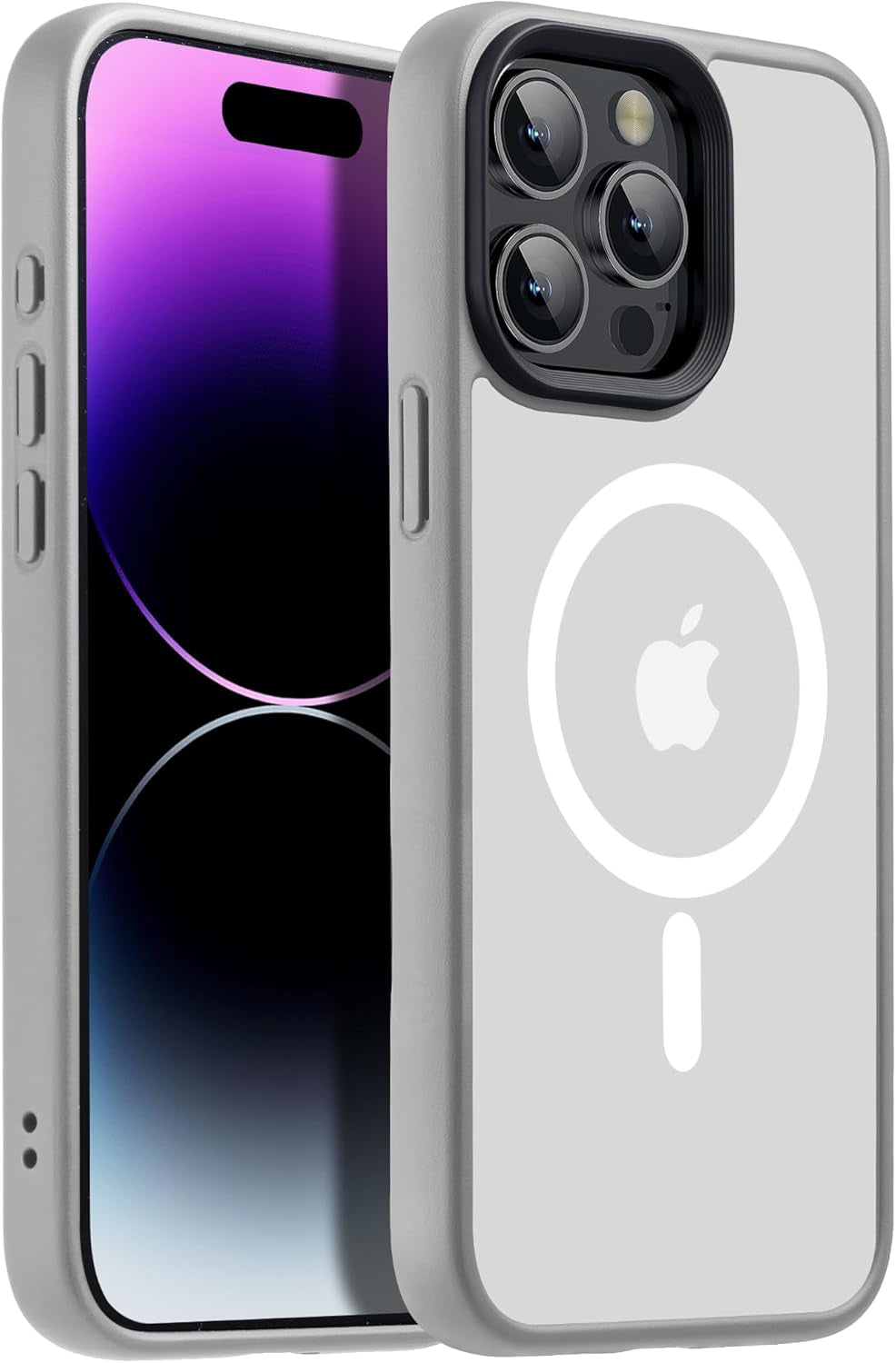 For Iphone 17 Pro Max Case with Camera Lens Protector[10Ft Military-Grade Protection] Compatible with Fit Magsafe Shockproof Slim Thin Cover Case for Iphone 17 Pro Max 6.9 Inch, Orange Bumper