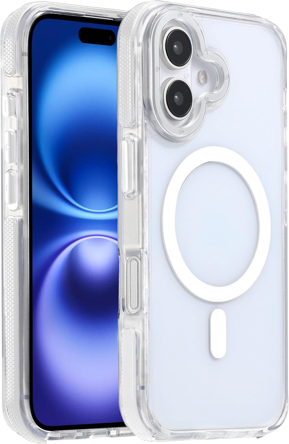 For Iphone 17 Pro Max Case with Camera Lens Protector[10Ft Military-Grade Protection] Compatible with Fit Magsafe Shockproof Slim Thin Cover Case for Iphone 17 Pro Max 6.9 Inch, Orange Bumper