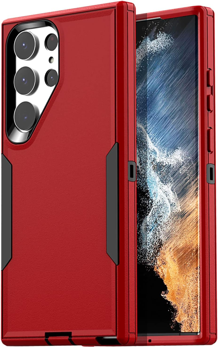 Aicase Case for Samsung Galaxy S22 Plus,Support Magnetic Car Mount Heavy Duty 2-Layer Pocket-Friendly Durable Military Grade Protection Shockproof/Drop Proof Protective Cover for S22 Plus_3