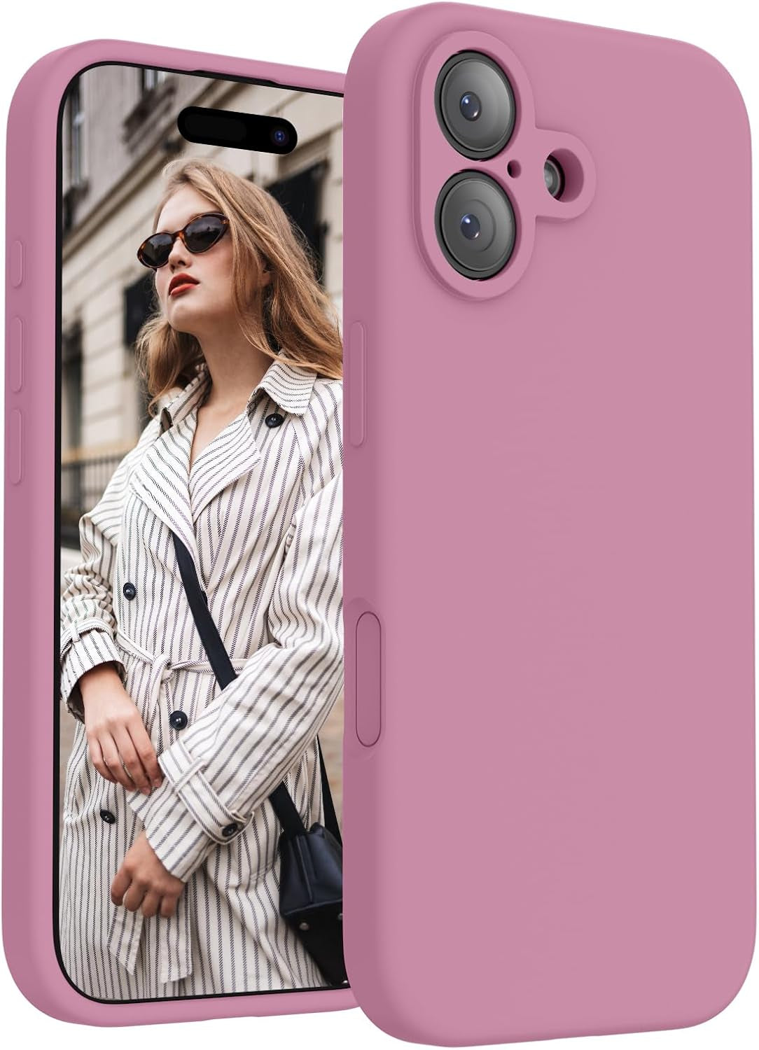 Firenova Magnetic for Iphone 17 Pro Case, Compatible with Magsafe, [Integrated Silicone Camera Control Button] [Camera Protection] Anti-Scratch Microfiber Lining Phone Case, 6.3", Black