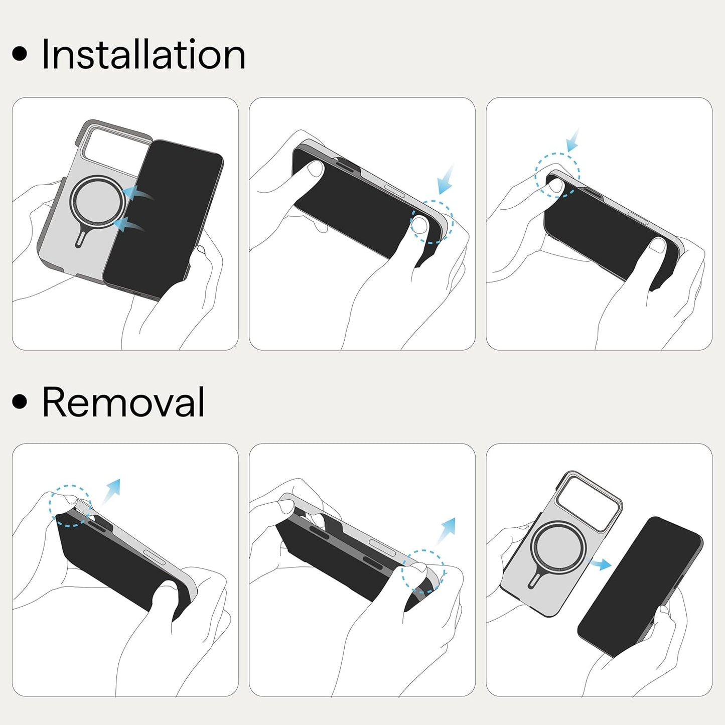 Pitaka for Iphone 17 Pro Max Case 6.9", Military Grade Protective Case, Compatible with Magsafe, 600D Aramid Fiber Woven & TPU Combined, Proguard - Black/Grey(Twill)