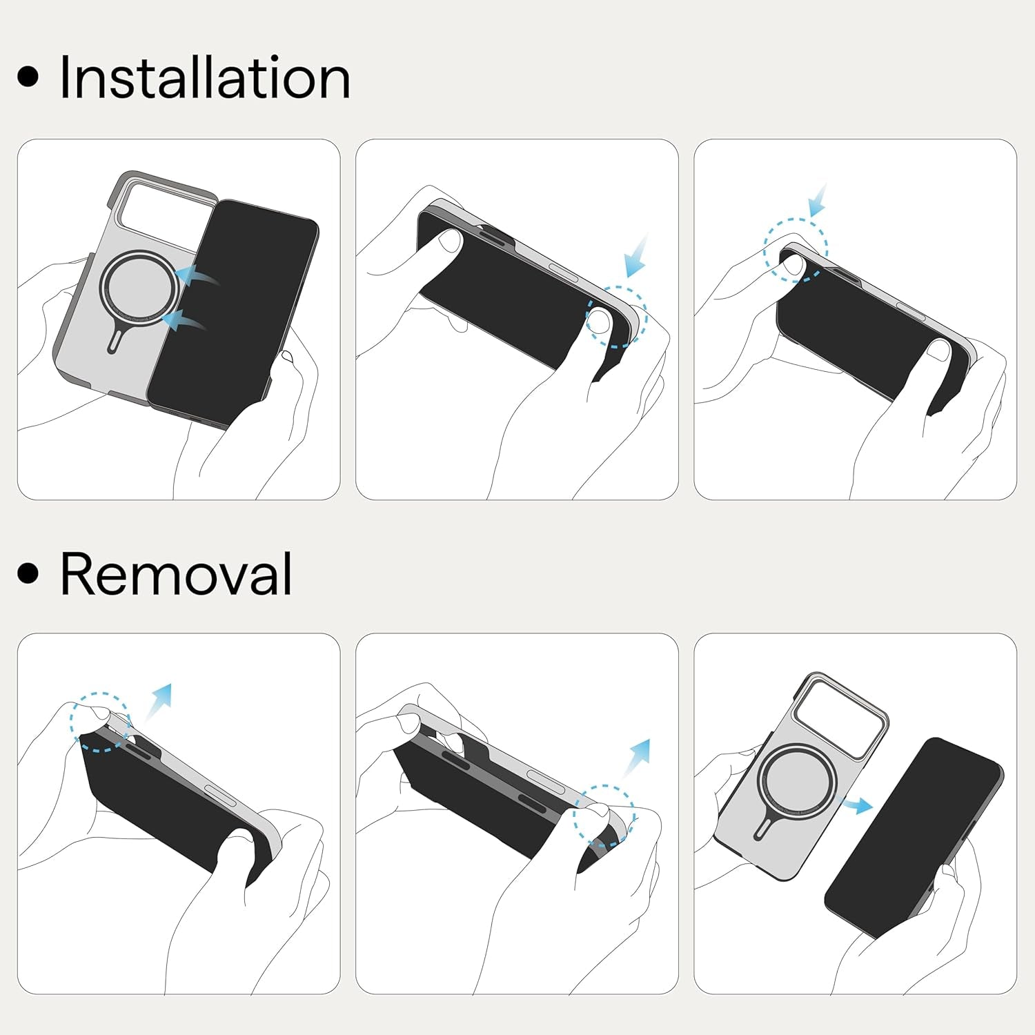 Pitaka for Iphone 17 Pro Max Case 6.9", Military Grade Protective Case, Compatible with Magsafe, 600D Aramid Fiber Woven & TPU Combined, Proguard - Black/Grey(Twill)