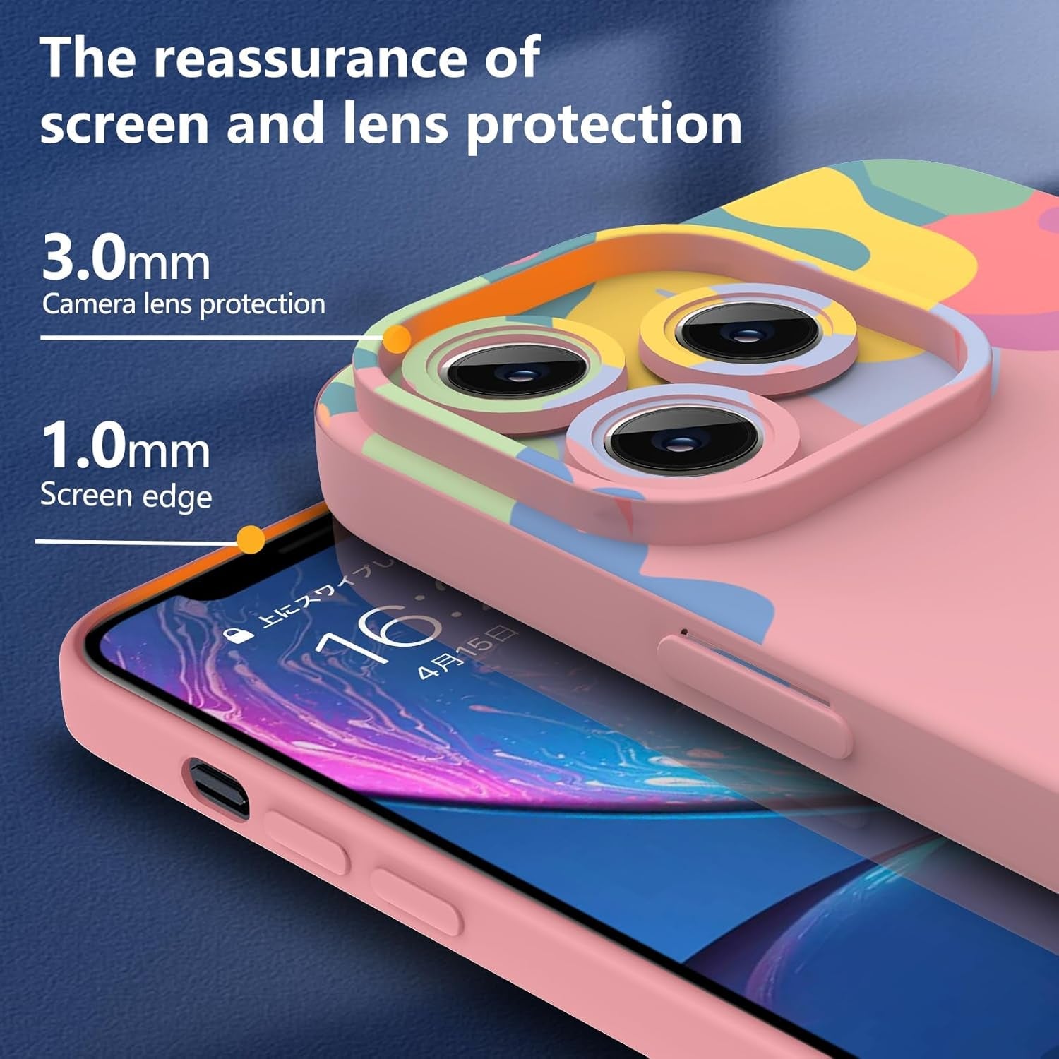 Designed for Galaxy A53 5G Case, Slim Liquid Silicone Shockproof Protective Phone Cover,Soft Anti-Scratch, Camera All-Round Protection Shockproof Case,[Pink] LRM-CHGJ-15-04