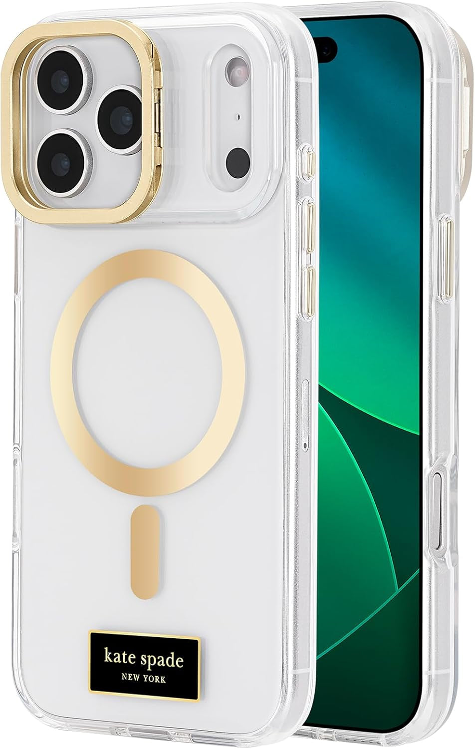 Kate Spade New York Iphone 17 Pro Max Case - Compatible with Magsafe - Designer Phone Case - Tortoise