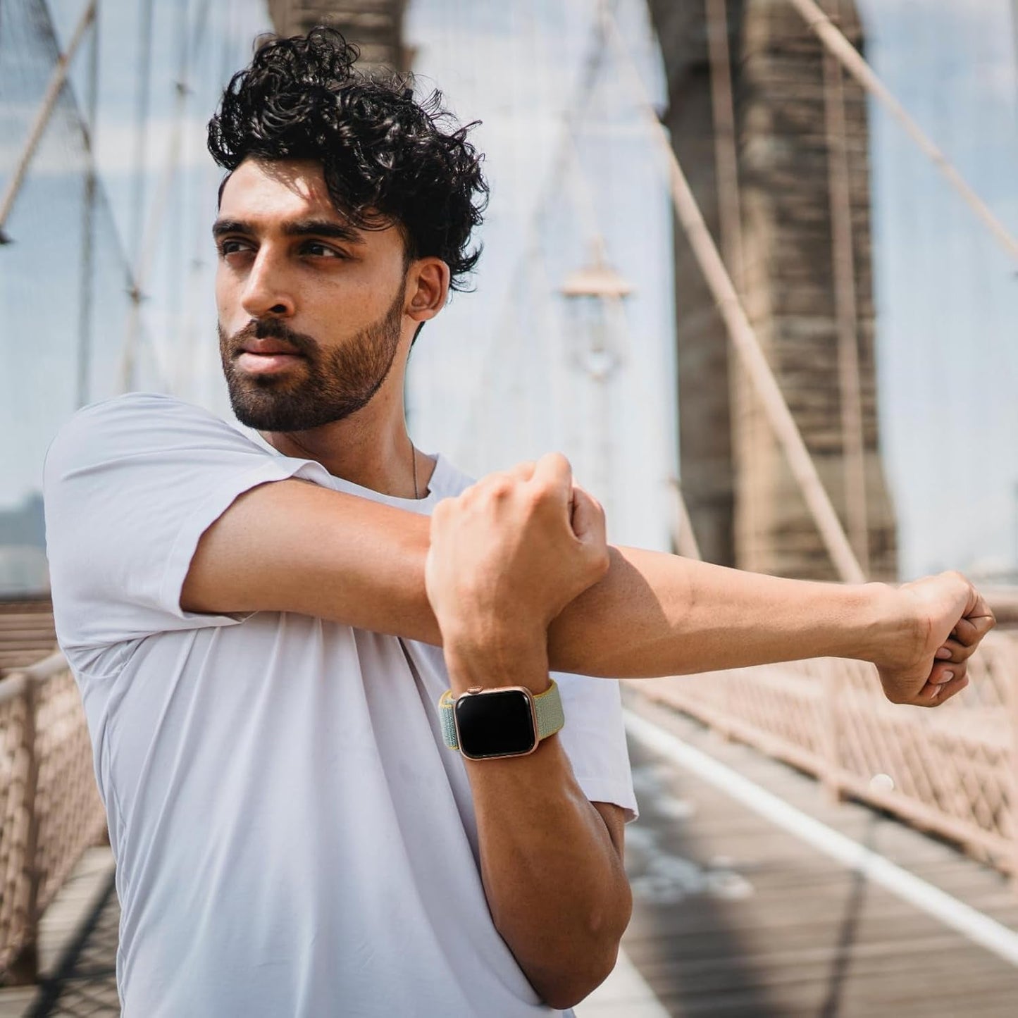 6 Pack Sport Nylon Loop Band Compatible with Apple Watch Bands 38Mm 40Mm 41Mm 42Mm 44Mm 45Mm 49Mm for Women Men, Adjustable Breathable Braided Straps for Iwatch Series 9/8/7/6/5/4/3/2/1/Se/Ultra