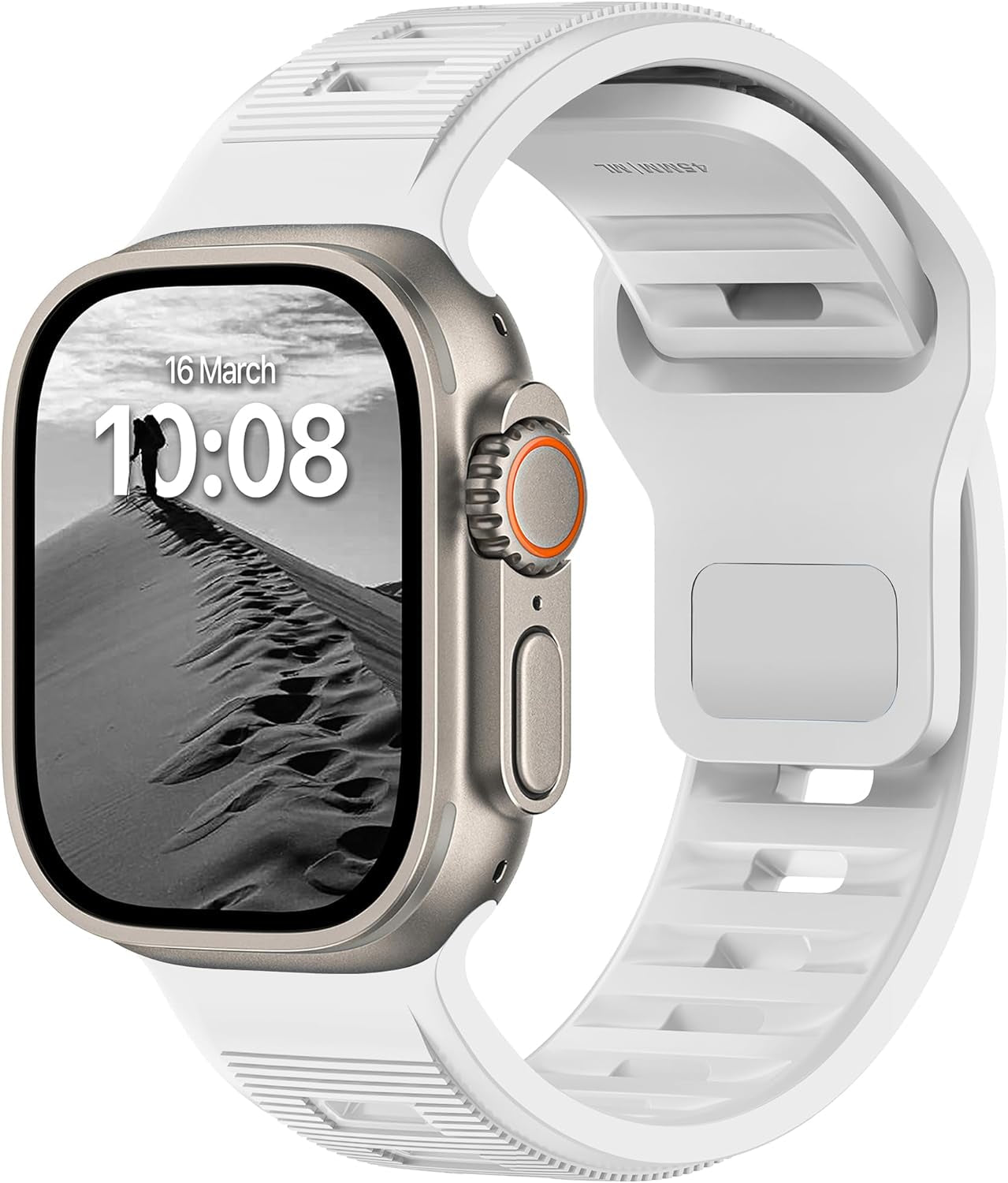 DONEGANI MC1 Sport Band Compatible with Apple Watch Bands Ultra Se 49Mm 45Mm 44Mm 42Mm 41Mm 40Mm 38Mm Men Women Series 9 8 7 6 5 4 3 2 1 Iwatch Strap Silicone Green Christmas