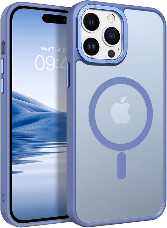 BENTOBEN Magnetic for Iphone 14 Pro Case [Compatible with Magsafe] Translucent Matte 14 Pro Phone Case Slim Thin Shockproof Women Men Girls Boys Protective Cover Cases for Iphone14 Pro 6.1" 2022, Blue  BENTOBEN   