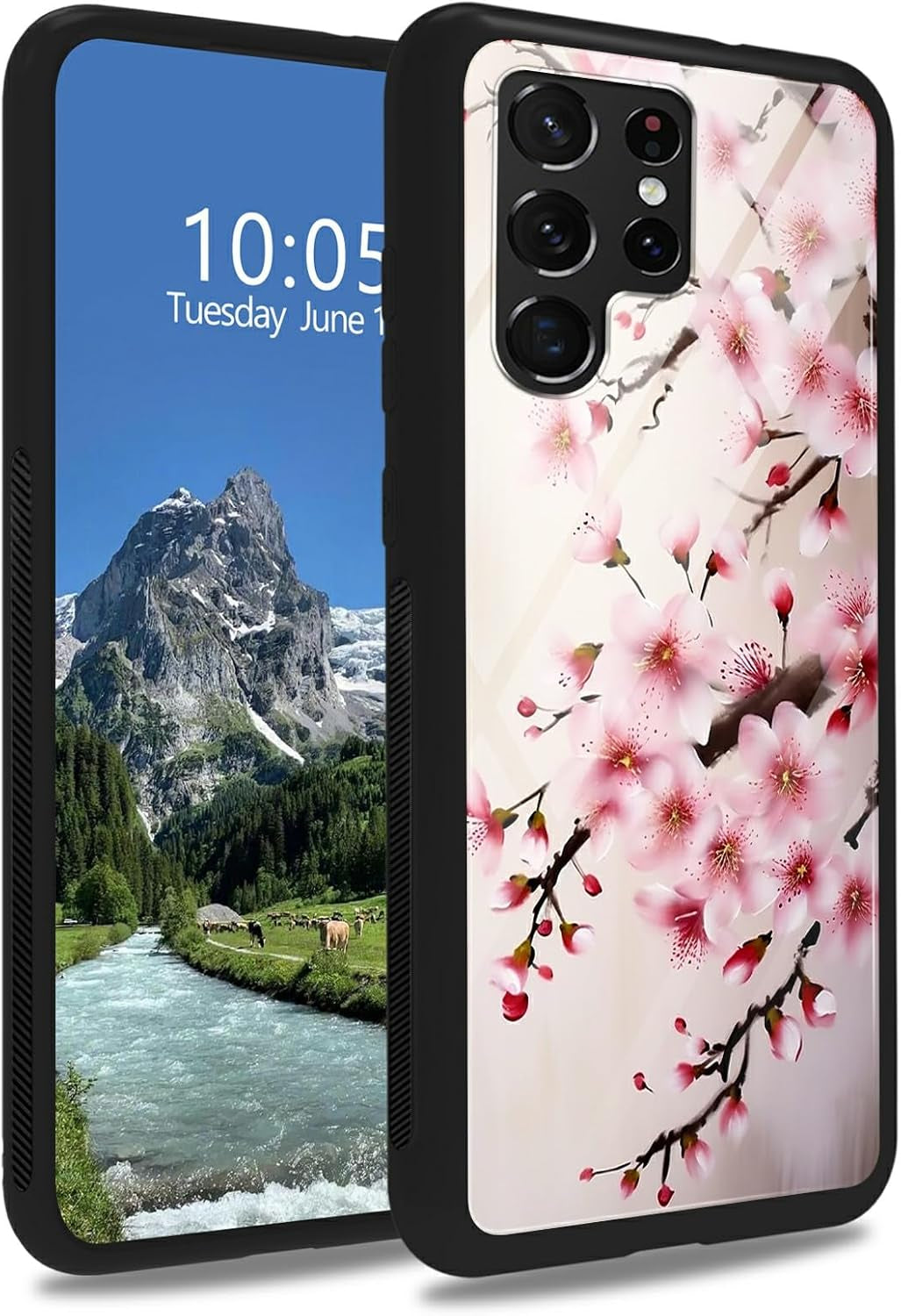 Case for Samsung Galaxy A14 5G,Galaxy A14 5G Case,Tempered Glass Back Cover Soft TPU Bumper Fashion Men Women Phone Case Shockproof Protective Cover for Samsung A14 5G,Astronaut