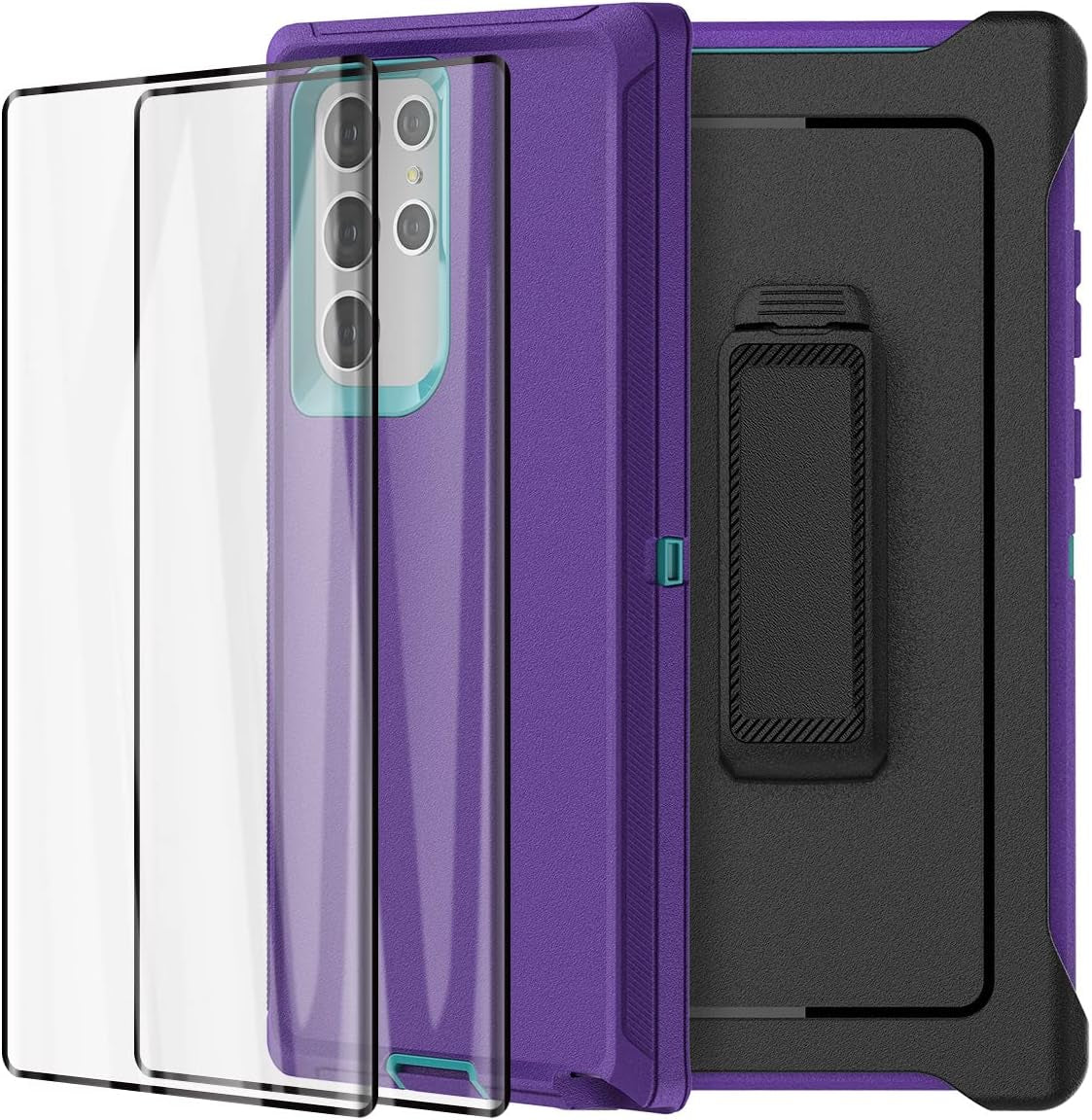 Aicase Case for Samsung Galaxy S22 Plus,Support Magnetic Car Mount Heavy Duty 2-Layer Pocket-Friendly Durable Military Grade Protection Shockproof/Drop Proof Protective Cover for S22 Plus_3