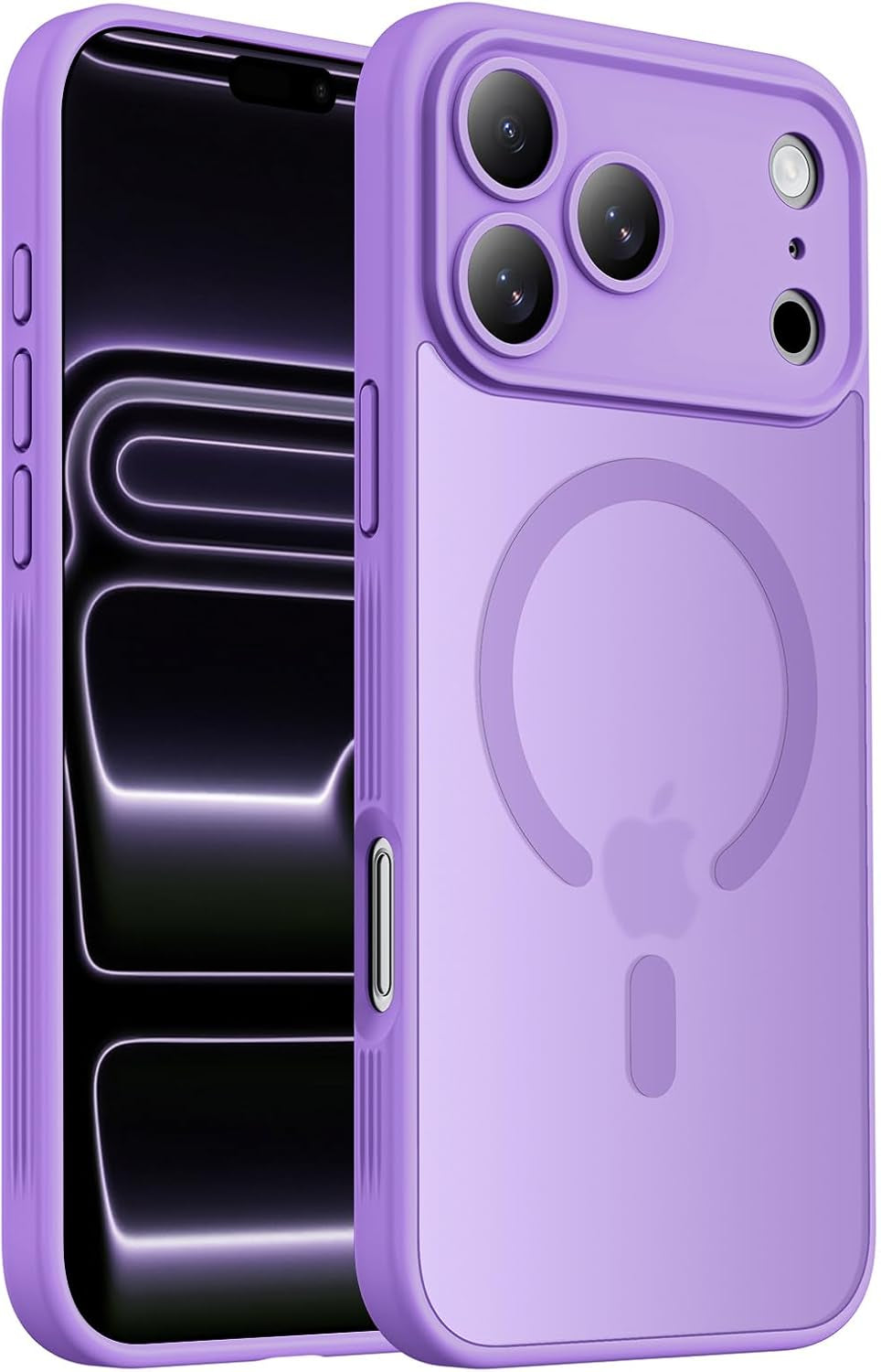 Designed for Iphone 17 Pro Max Case, Compatible with Magsafe, [Camera Protection] [15FT Military Drop Protection] Shockproof Translucent Matte Anti-Slip Phone Case, 6.9", Deep Blue