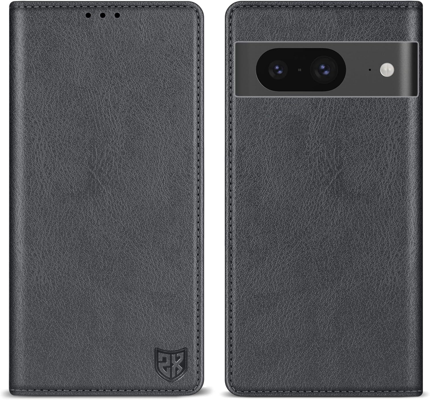 ZZXX for Google Pixel 8 Pro Wallet Case with [RFID Blocking] Card Slot Stand Strong Magnetic Leather Flip Fold Protective Phone Case for Google Pixel 8 Pro Case Wallet(Black-6.7 Inch)  ZZXX Grey Google Pixel 8 