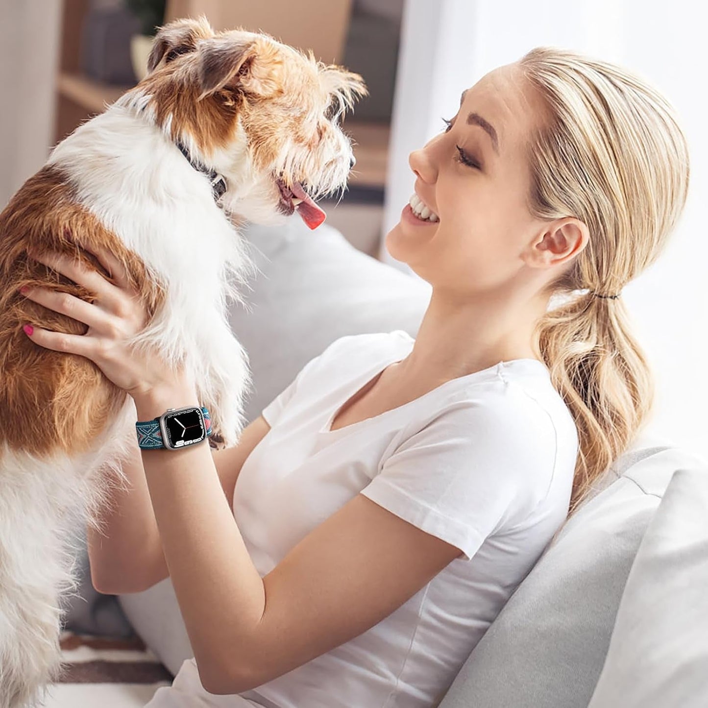 Easuny 15 Pack Stretchy Solo Loop Compatible for Apple Watch Band 38Mm 40Mm 41Mm 42Mm 44Mm 45Mm 49Mm Women Men, Soft Nylon Adjustable Elastic Braided Strap for Iwatch SE Ultra Series 9 8 7 6 5 4 3 2 1