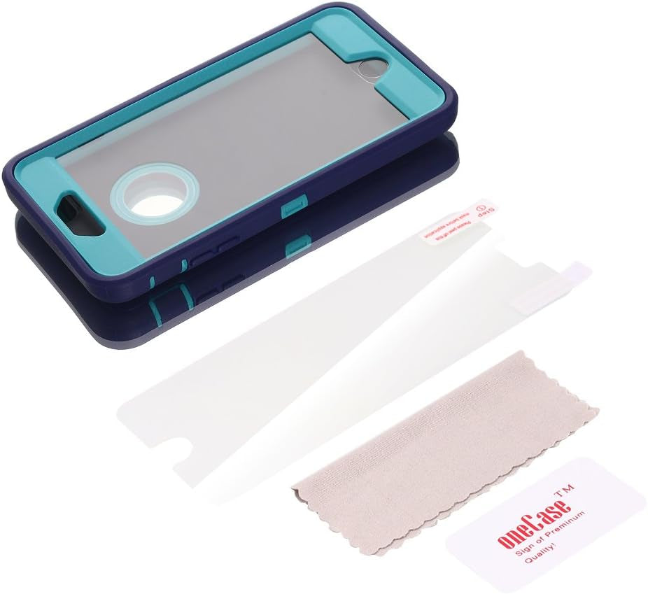 Ai-Case Built-In Screen Protector Tough 4 In1 Rugged Shock Proof Cover with Kickstand for Iphone 6/6S plus - Purple/Blue  AICase   