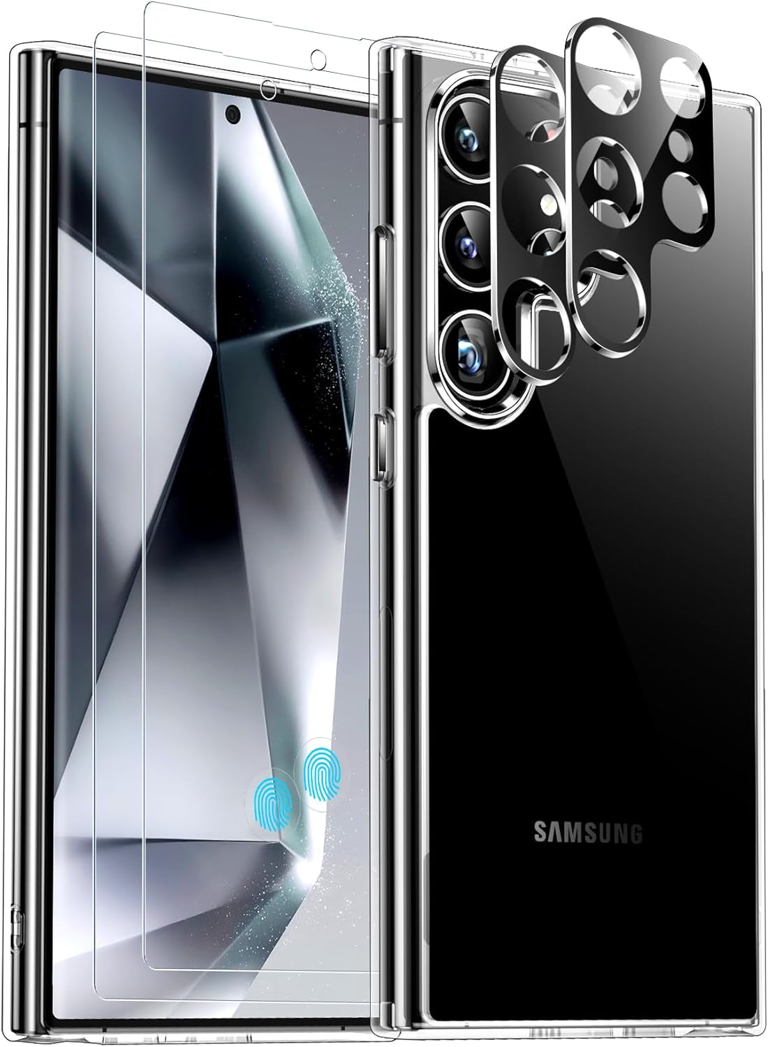 2024 New for Samsung Galaxy S23 Ultra Case Waterproof, [Military Grade Shockproof][Built-In Screen Protector & Glass Camera Protector][Ip68 Underwater][Dustproof][Dropproof] Full Body Phone Case 6.8"