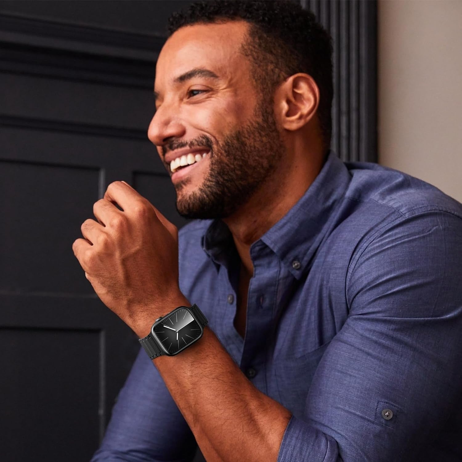 Easuny Silicone Magnetic Watch Band Compatible with Apple Watch 49Mm 45Mm 44Mm 42Mm 41Mm 40Mm 38Mm Bands for Men Women, Sport Solo Loop for Iwatch Series 9 8 7 6 5 4 3 2 1 SE Ultra 2 Ultra 1