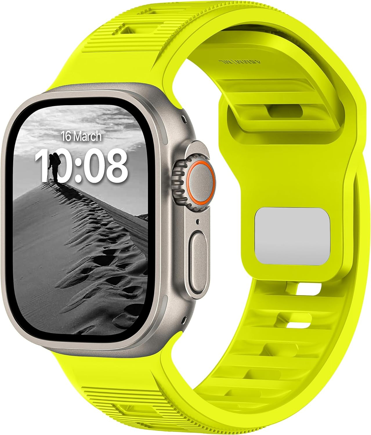 DONEGANI MC1 Sport Band Compatible with Apple Watch Bands Ultra Se 49Mm 45Mm 44Mm 42Mm 41Mm 40Mm 38Mm Men Women Series 9 8 7 6 5 4 3 2 1 Iwatch Strap Silicone Green Christmas