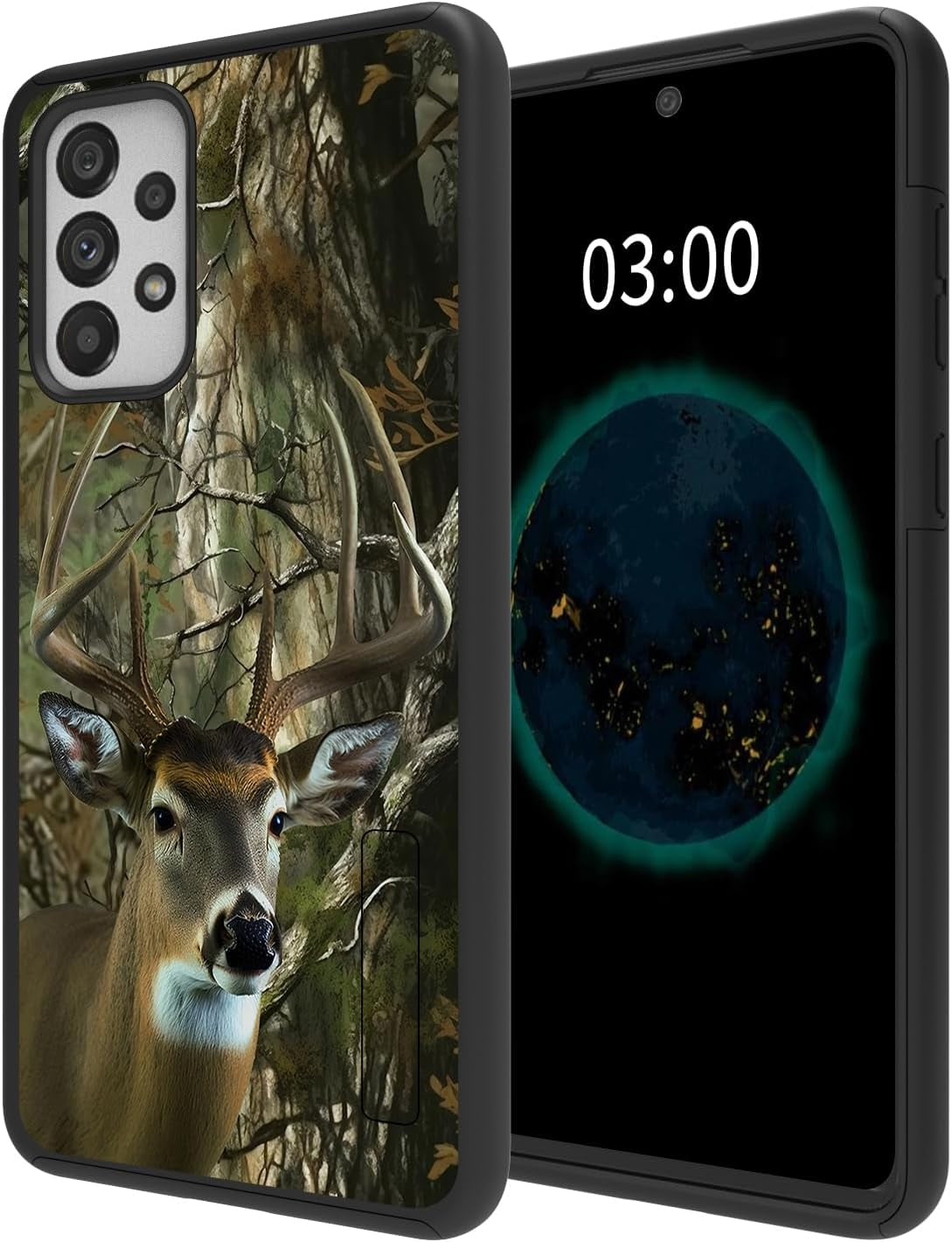 Galaxy A32 5G Case,For Samsung Galaxy A32 5G Case 6.5 Inch Dual Layer Hybrid Hard PC + Soft TPU Full Body Shockproof Protective Phone Case Cover for Samsung A32 5G 2021 - Leopard Print