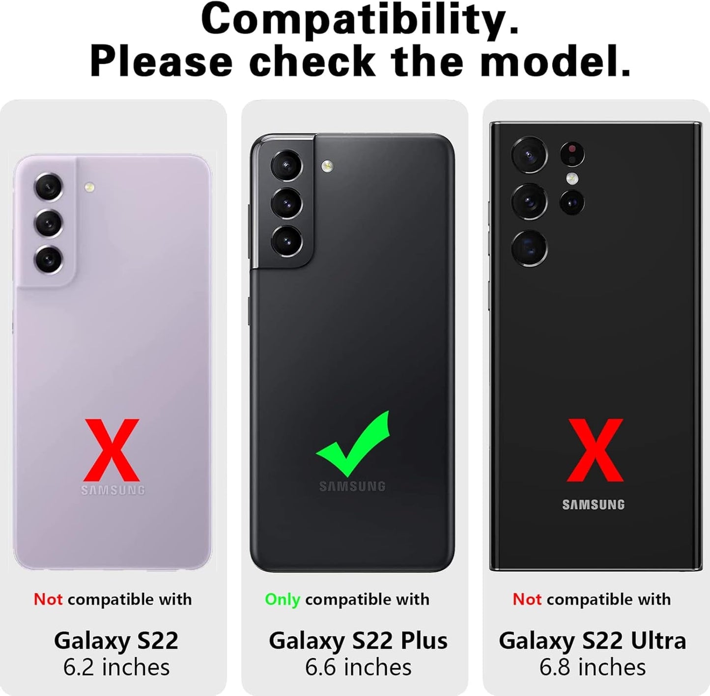 For Samsung Galaxy S22+Plus Case Waterproof Shockproof,Galaxy S22 plus Case with Built-In Screen Protector 360 Full Body Heavy Rugged Samsung S22+Plus Protective Case(Blue/Clear)