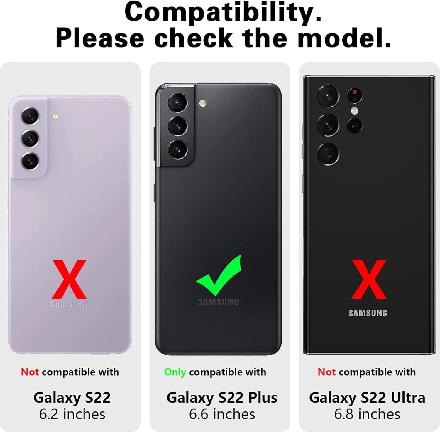 For Samsung Galaxy S22+Plus Case Waterproof Shockproof,Galaxy S22 plus Case with Built-In Screen Protector 360 Full Body Heavy Rugged Samsung S22+Plus Protective Case(Blue/Clear)