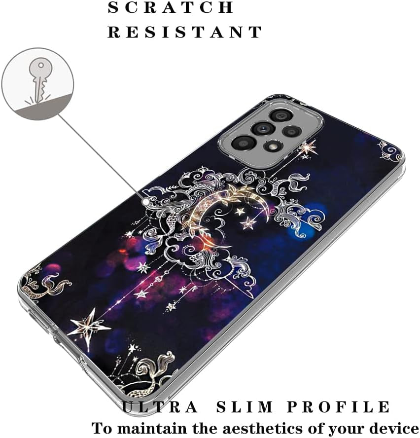 DDTKZC for Samsung Galaxy A53 5G Case,Tempered Glass Screen Protector, Shockproof Drop Protective 2 in 1 Hybrid Hard PC Soft TPU Case for Samsung Galaxy A53 5G (Wiccan)