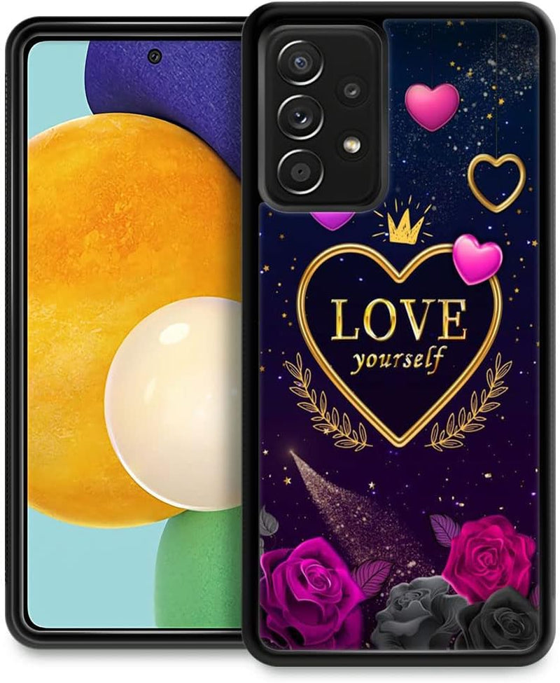 Compatible with Samsung Galaxy A53 5G Case,Christian Positive Quotation Horse Slim Soft Shockproof for Women Girls Boys Protective Cover for Samsung Galaxy A53 5G