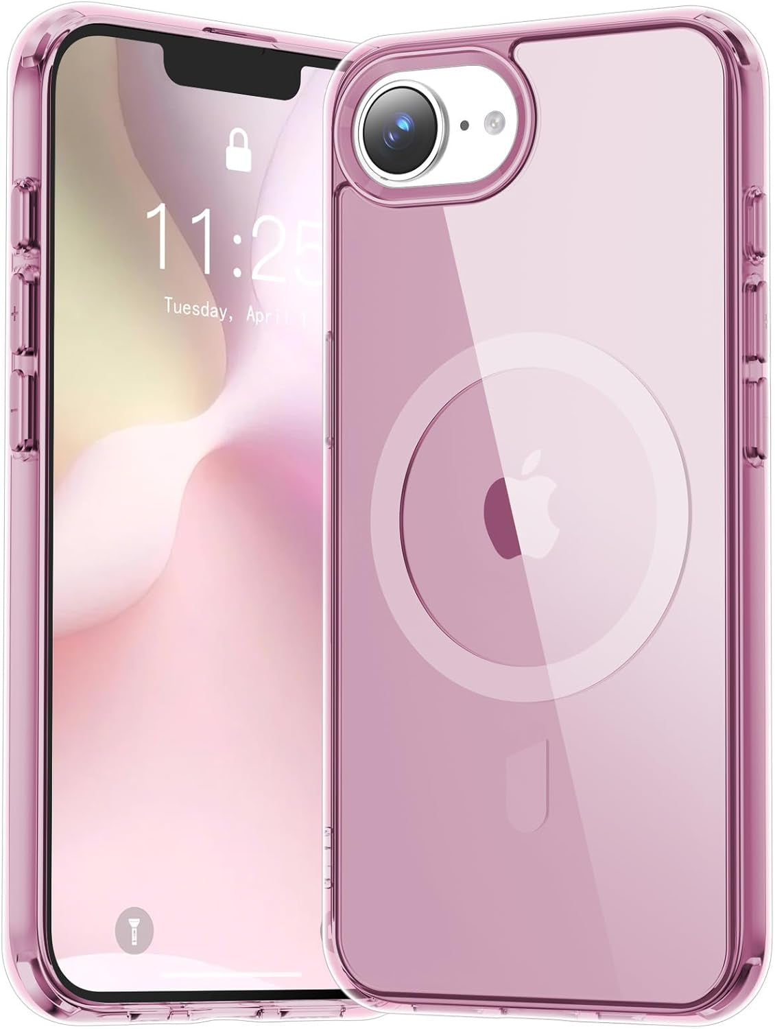 Temdan for Iphone 17 Pro Max Case Clear with Screen Protector, Compatible with Magsafe, Anti-Yellowing, Military-Grade Protection, Shockproof Slim Magnetic Phone Case Cover, Transparent