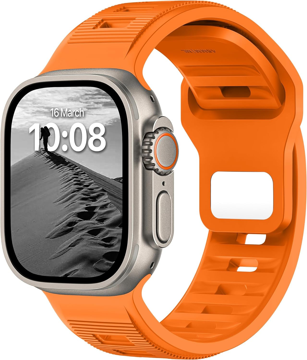 DONEGANI MC1 Sport Band Compatible with Apple Watch Bands Ultra Se 49Mm 45Mm 44Mm 42Mm 41Mm 40Mm 38Mm Men Women Series 9 8 7 6 5 4 3 2 1 Iwatch Strap Silicone Green Christmas