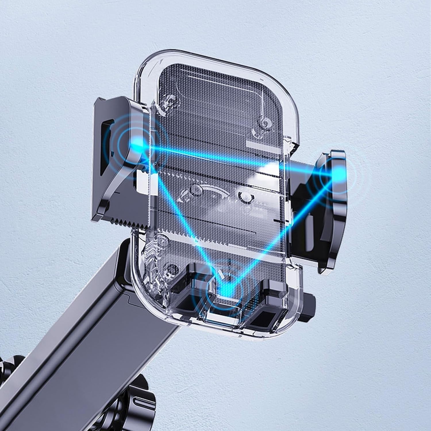 Car Phone Mount, [Thick Case & Big Phones Friendly] Long Arm Universal Phone Holder for Car Dashboard Windshield Air Vent Hands Free Cell Phone Holder Compatible with All Mobile Phones