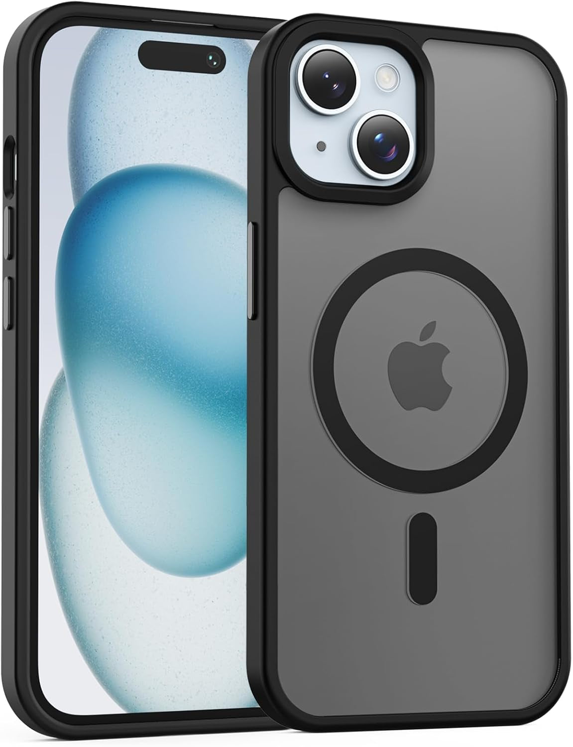 Temdan for Iphone 17 Pro Max Case Clear with Screen Protector, Compatible with Magsafe, Anti-Yellowing, Military-Grade Protection, Shockproof Slim Magnetic Phone Case Cover, Transparent