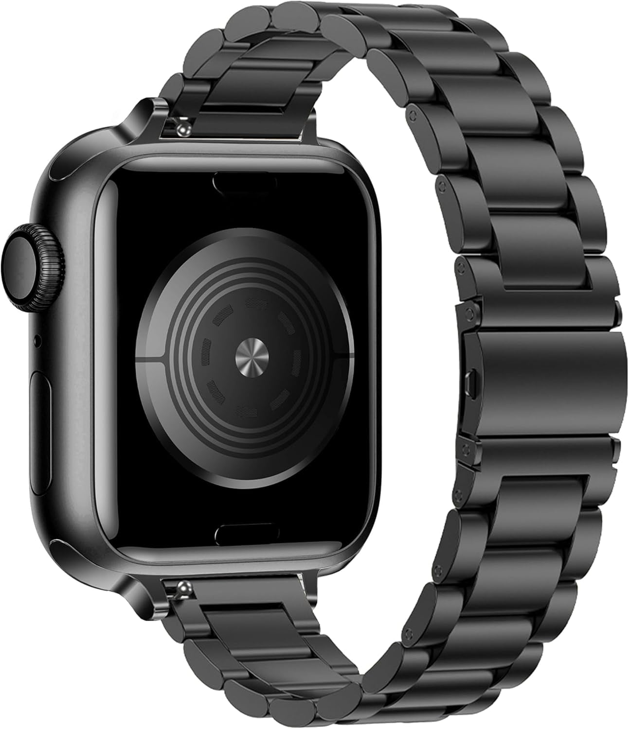 BOTOMALL Compatible with Apple Watch Band 49Mm 45Mm 44Mm 42Mm 41Mm 40Mm 38Mm, Slim Stainless Steel Metal Strap for Iwatch Series 9 8 7 6 5 4 SE 3 2 1 Women Men