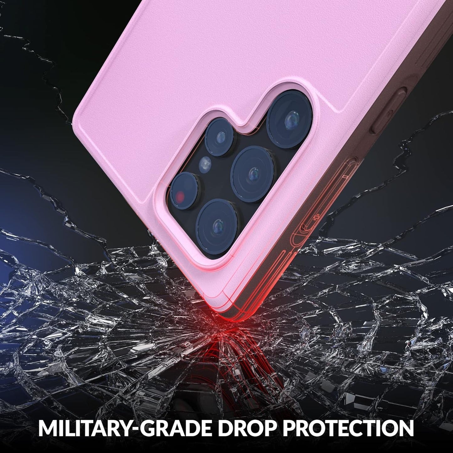 Crave Slim Guard for Galaxy S22 Ultra Case, Shockproof Case for Samsung Galaxy S22 Ultra (6.8 Inch) - Lilac