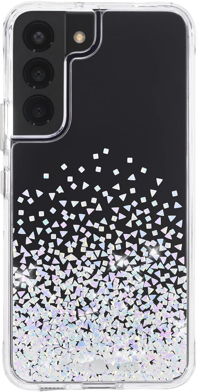 Case-Mate - TWINKLE OMBRE - Case for Samsung Galaxy S22 - Reflective Foil Elements - 10 Ft Drop Protection - 6.1 Inch - Stardust